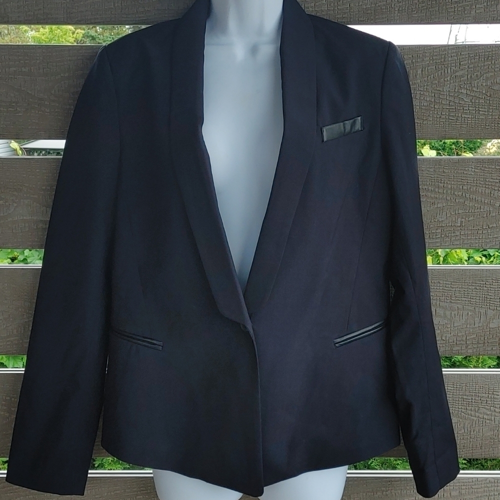 Smart set women's blazer jacket‎ Navy size M